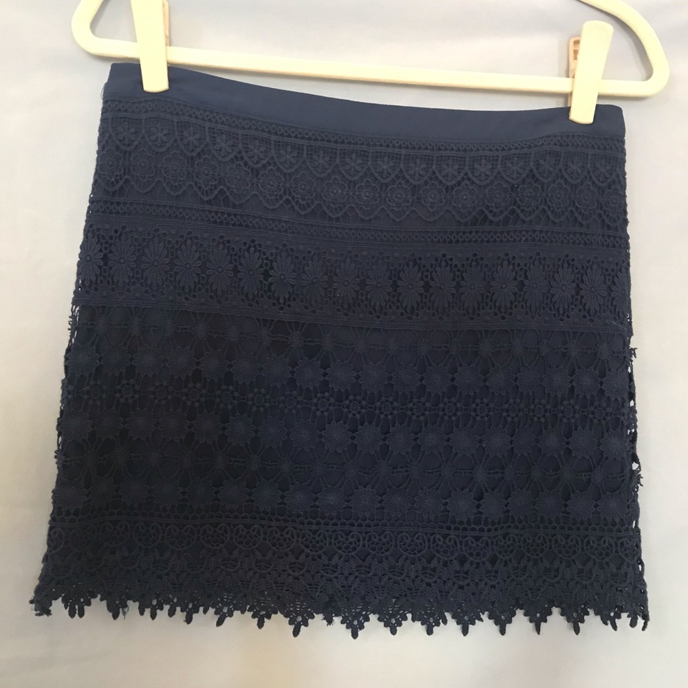 Blue Lace Skirt
